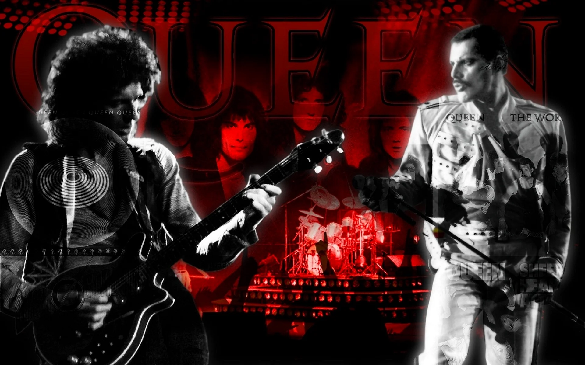 Queen Band Freddie Mercury Wallpaper