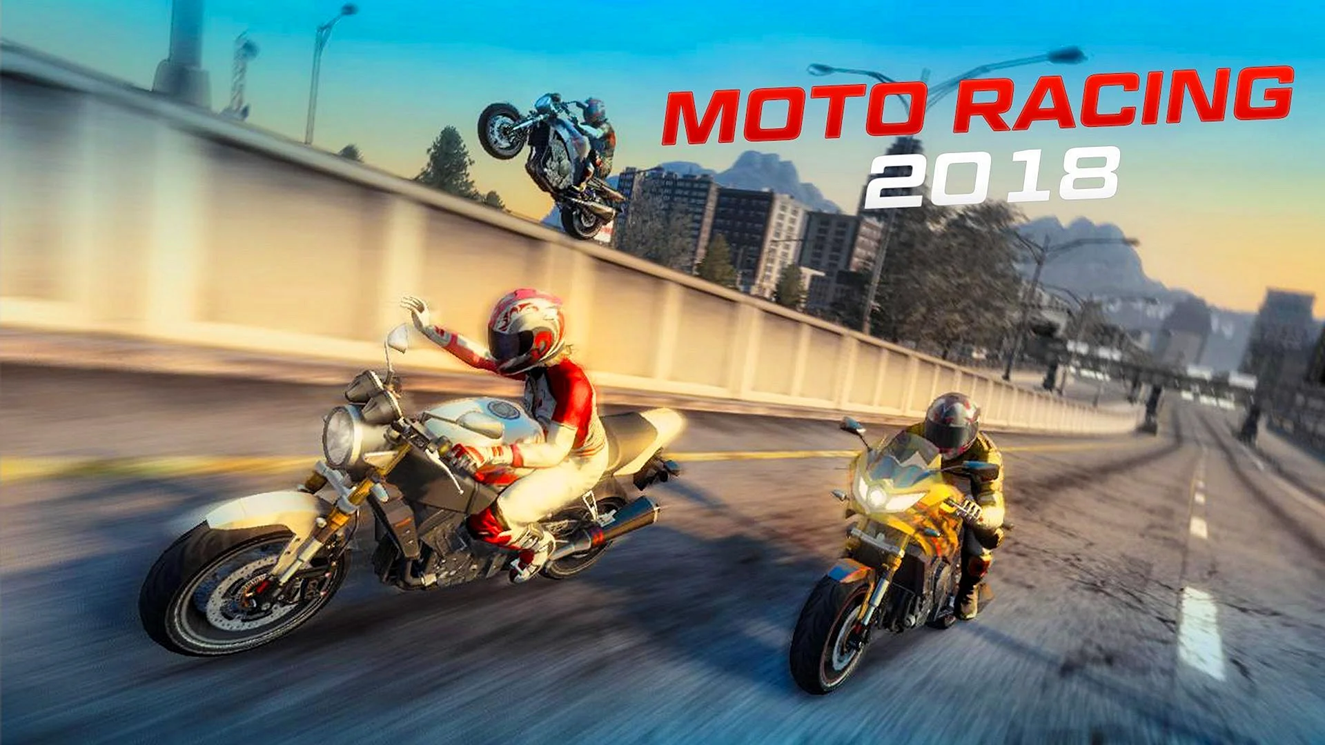 Racing Moto Game Wallpaper