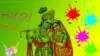 Radha Krishna Holi Wallpaper