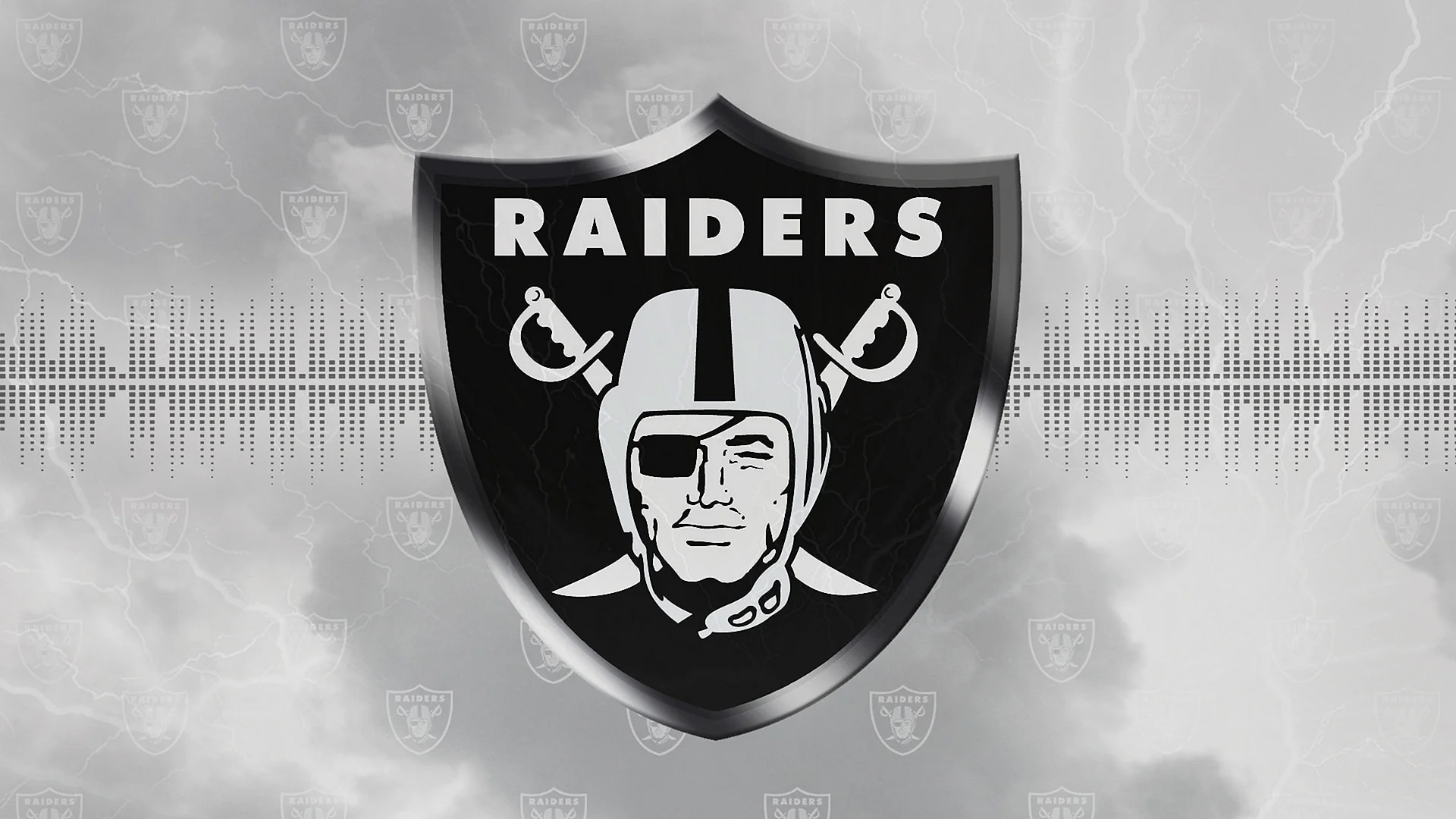 Raiders Logo Collage Wallpaper