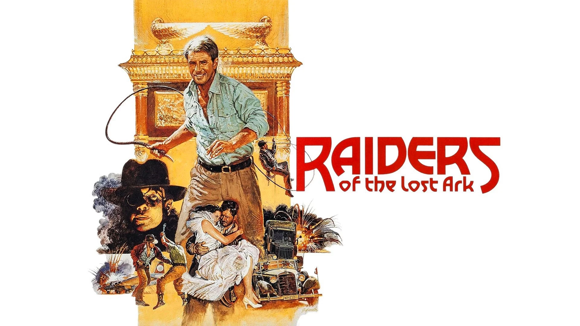 Raiders Of The Lost Ark 1981 Poster Wallpaper