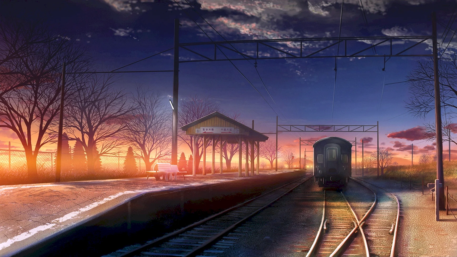 Railway Anime Wallpaper