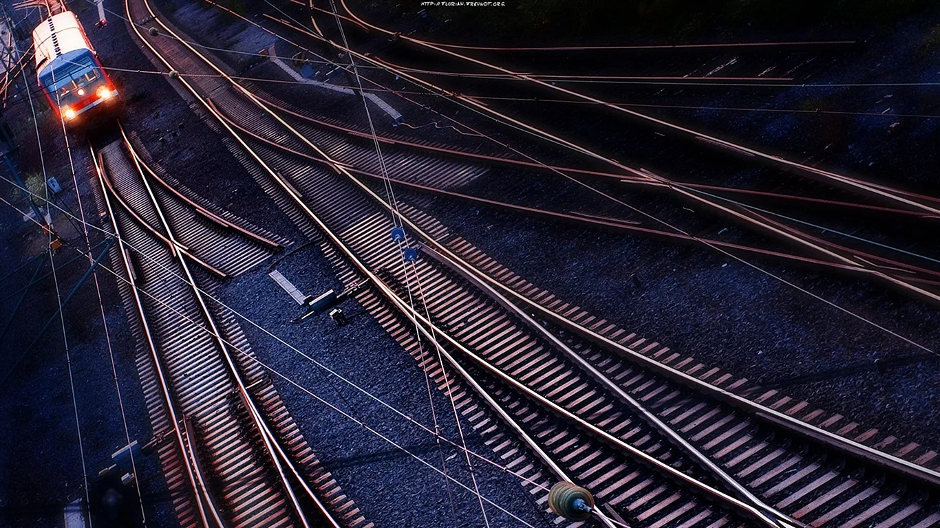 Railway Line Wallpaper