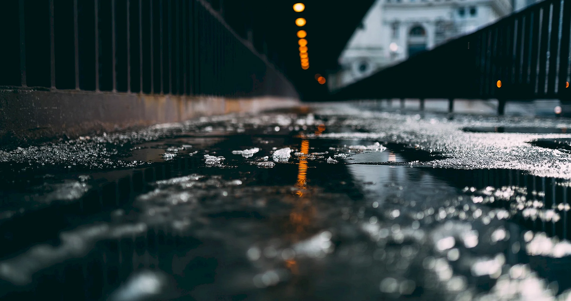 Rain Asphalt Wallpaper