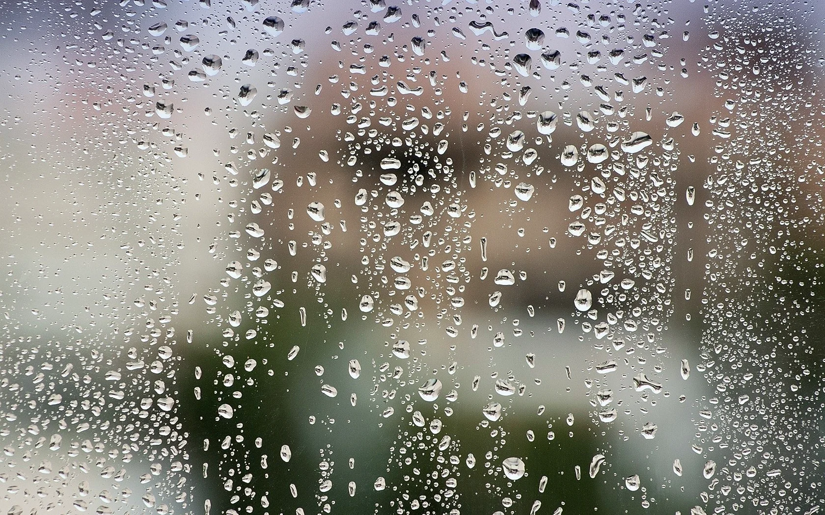 Rain Glass Wallpaper