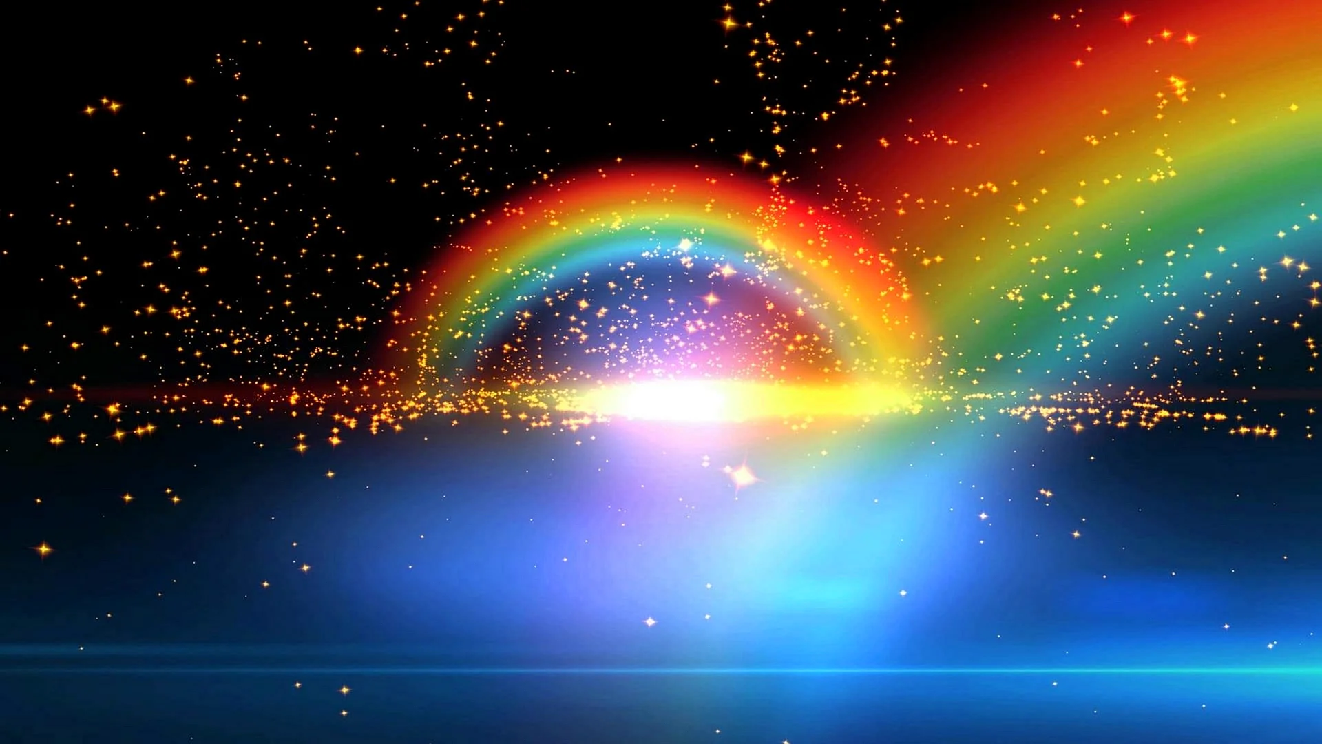 Rainbow Background Wallpaper