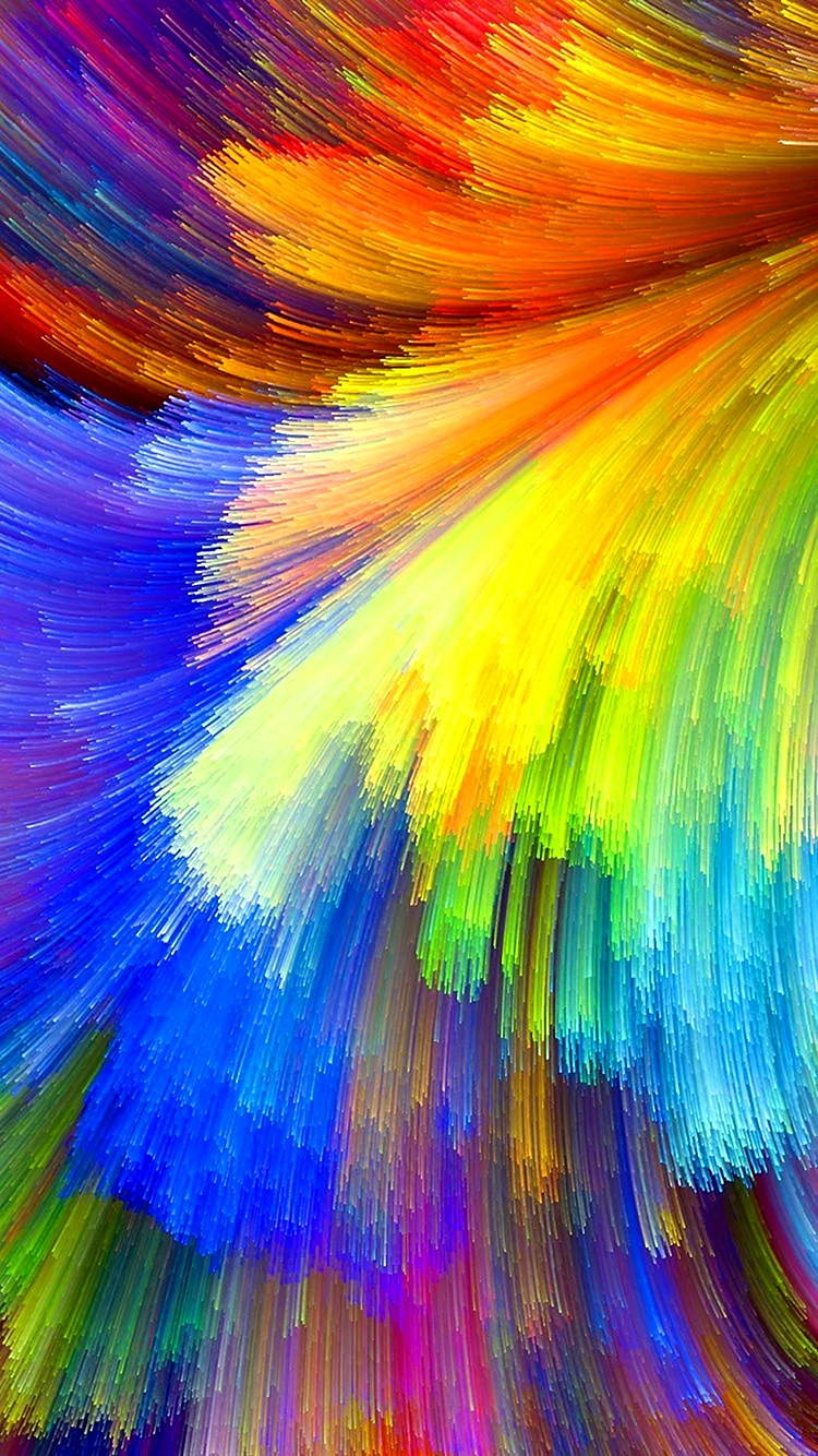 Rainbow Color Wallpaper for iPhone SE 2020