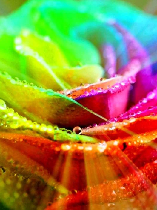Rainbow Flower Wallpaper