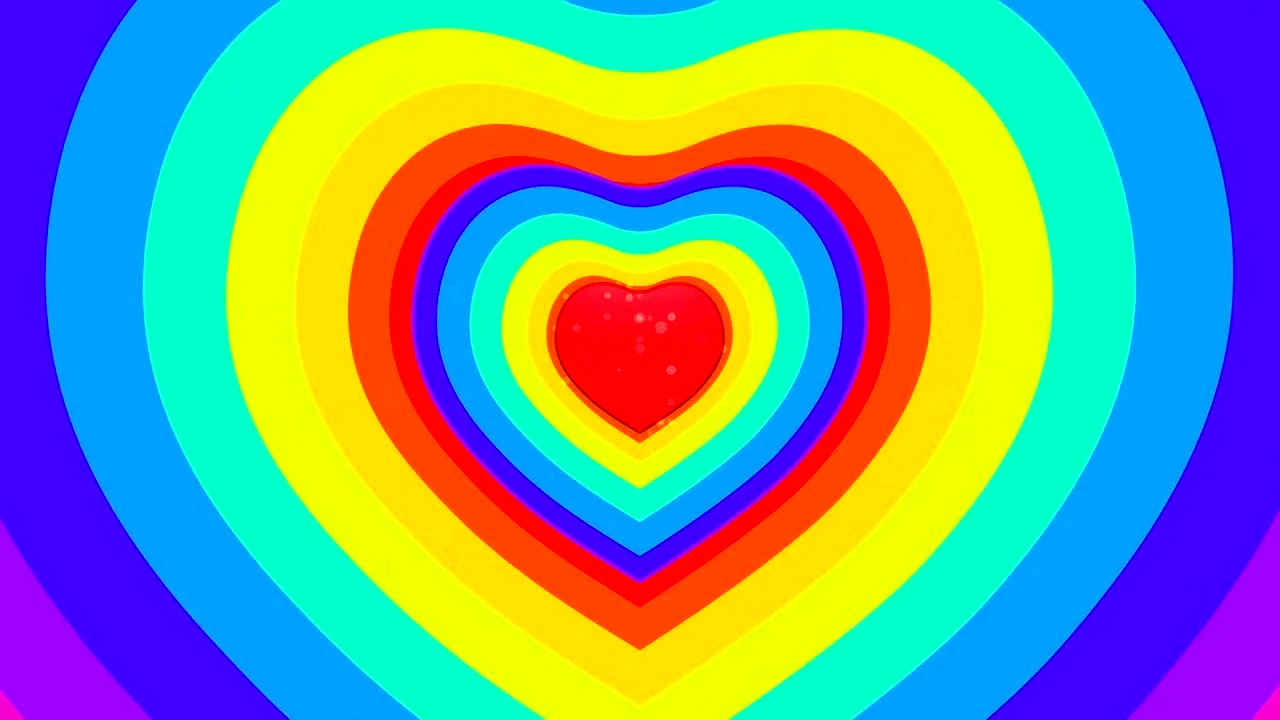 Rainbow Heart Wallpaper