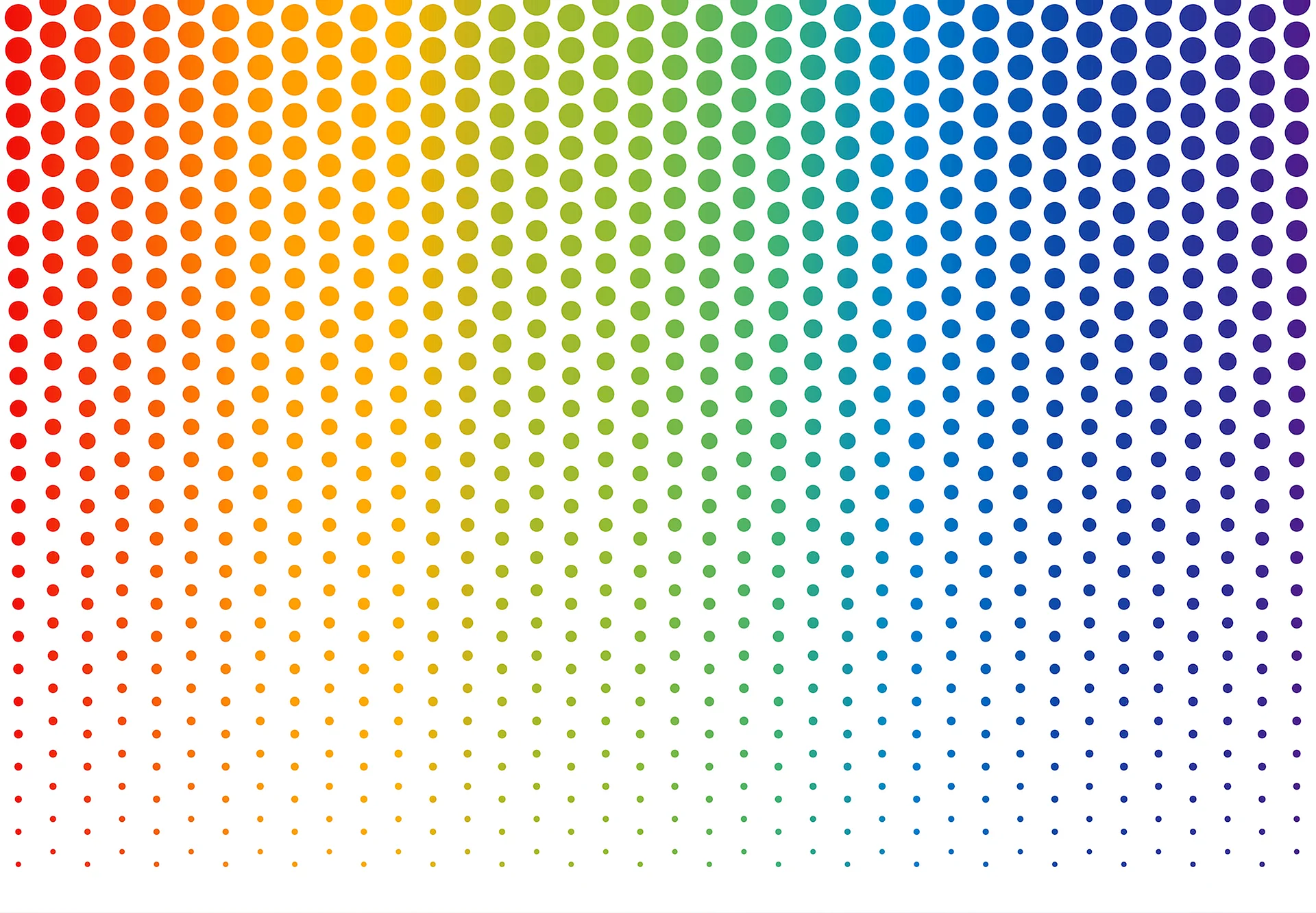 Rainbow Polka Dots Wallpaper