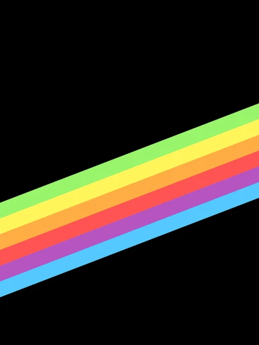 Rainbow Retro Wallpaper For iPhone