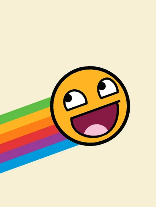 Rainbow Smiley Faces Wallpaper