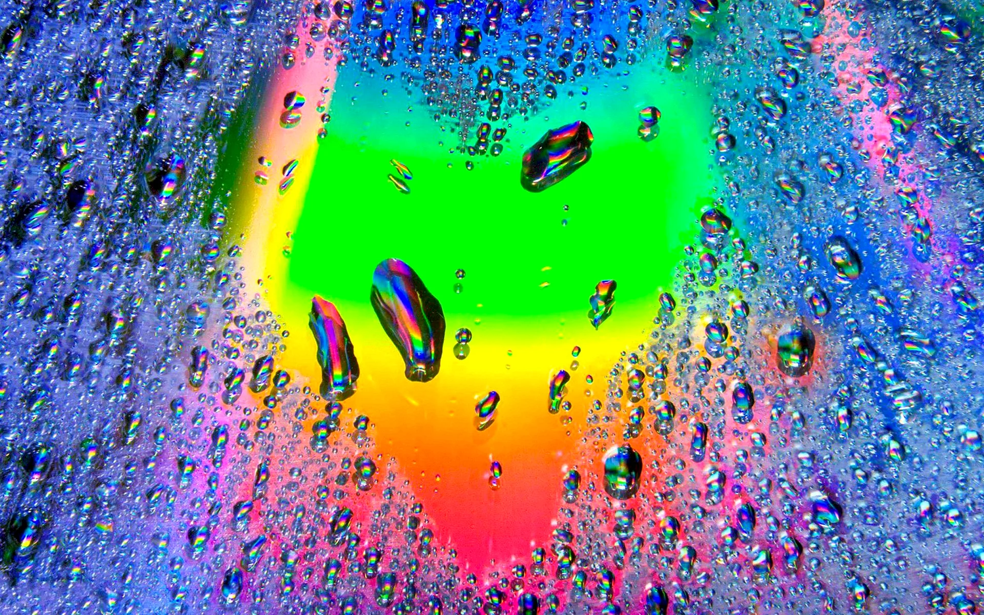 Rainbow Water Wallpaper