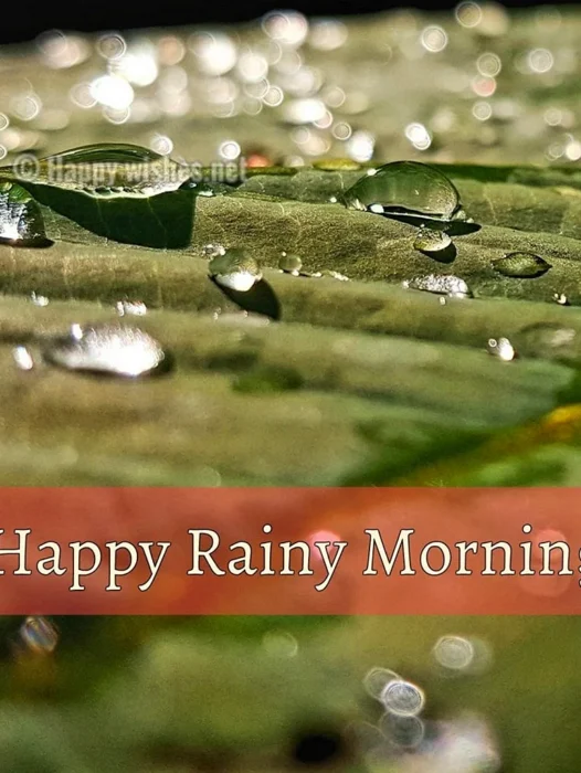 Rainy Good Morning Wallpaper
