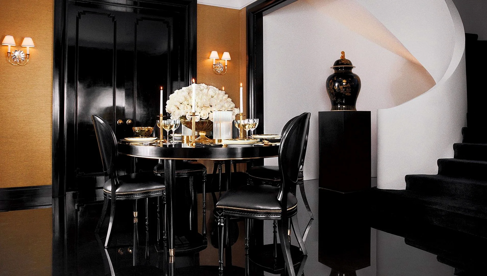 Ralph Lauren Dining Room Wallpaper