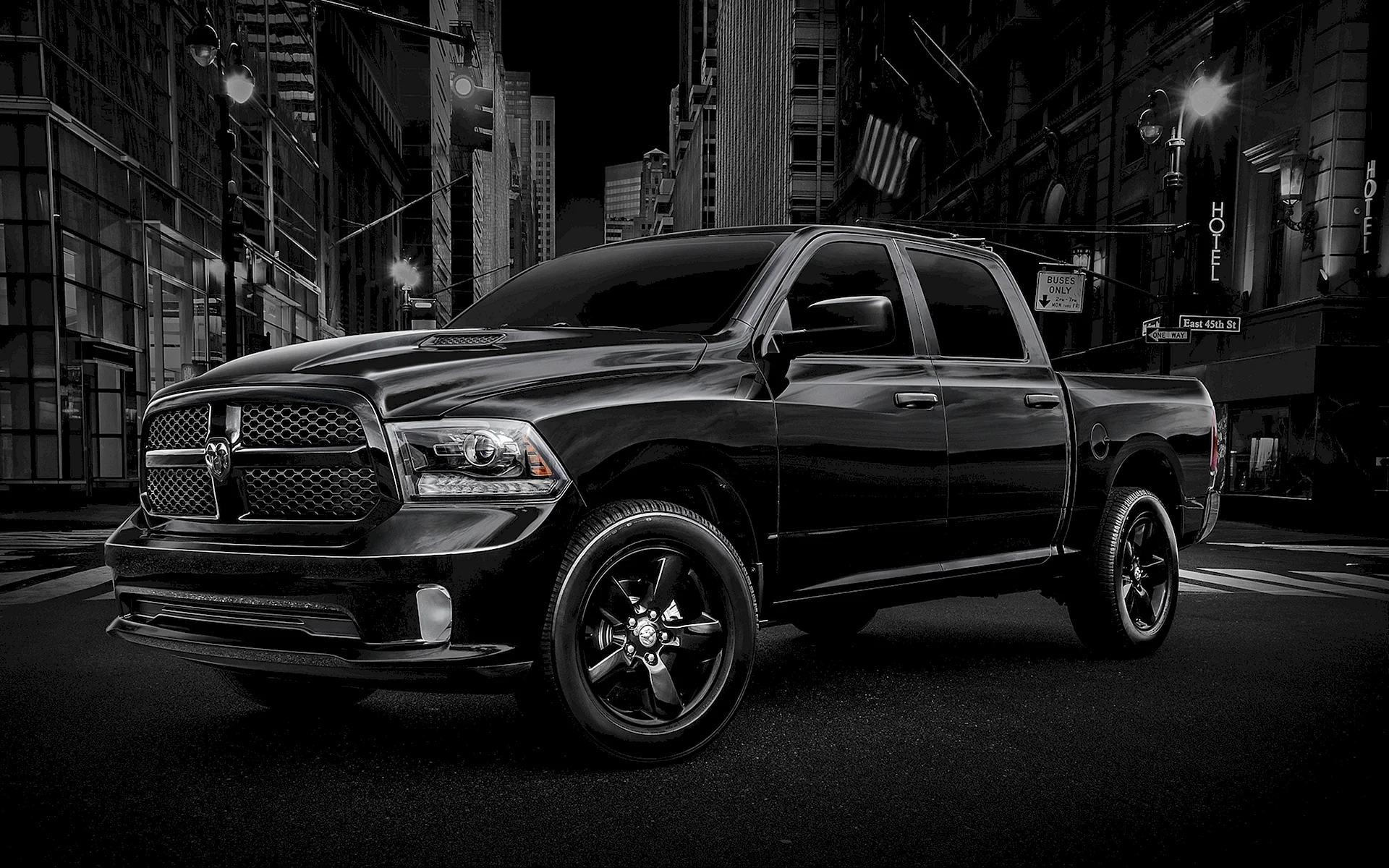 Ram 1500 Black Wallpaper