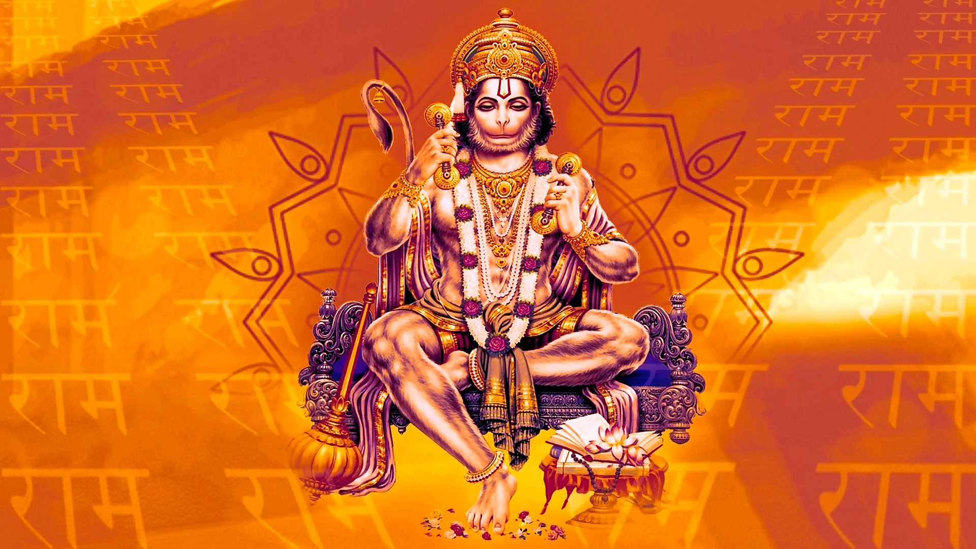 Ram Bhakt Hanuman Wallpaper