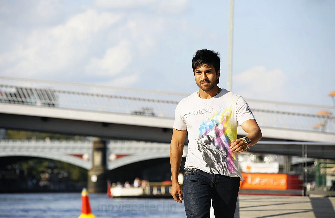 Ram Charan Orange Wallpaper
