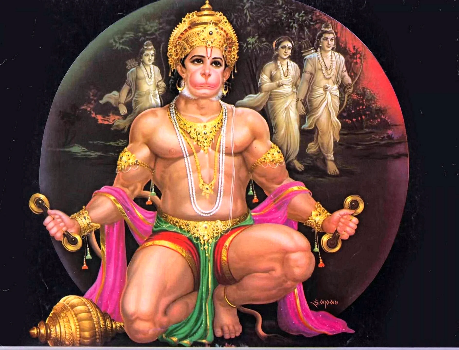 Ram Ram Ji Hanuman Ji Wallpaper