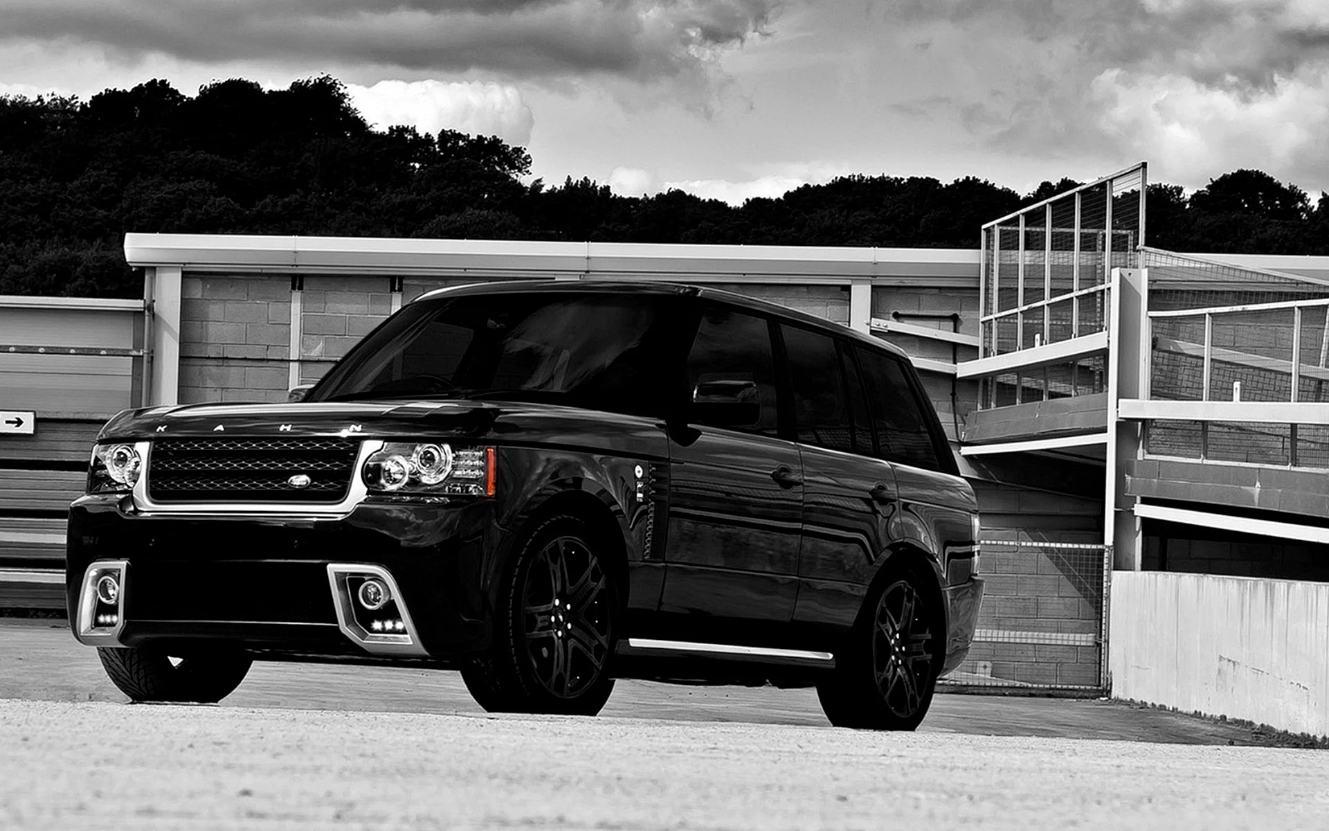 Range Rover HD Black Wallpaper