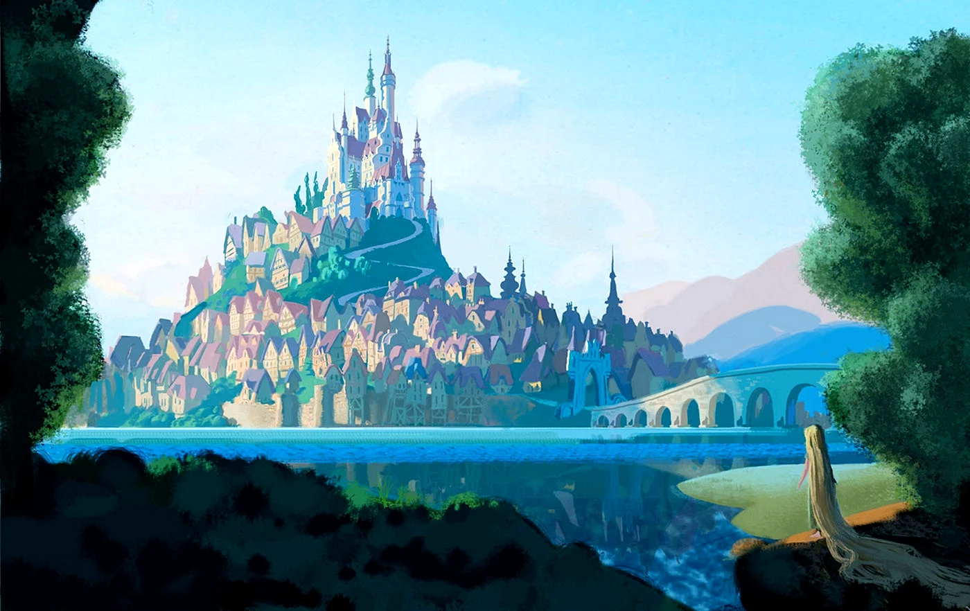 Rapunzel Castle Wallpaper