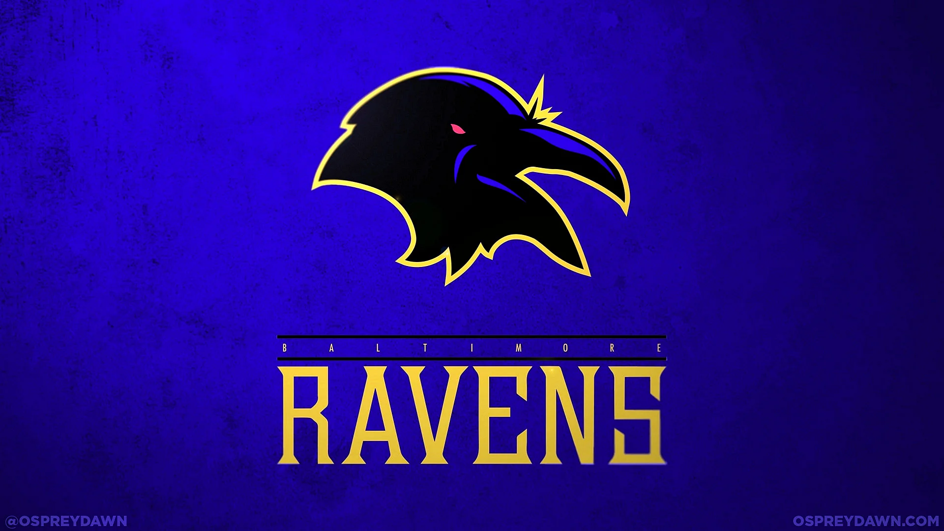 Raven Logo Wallpaper