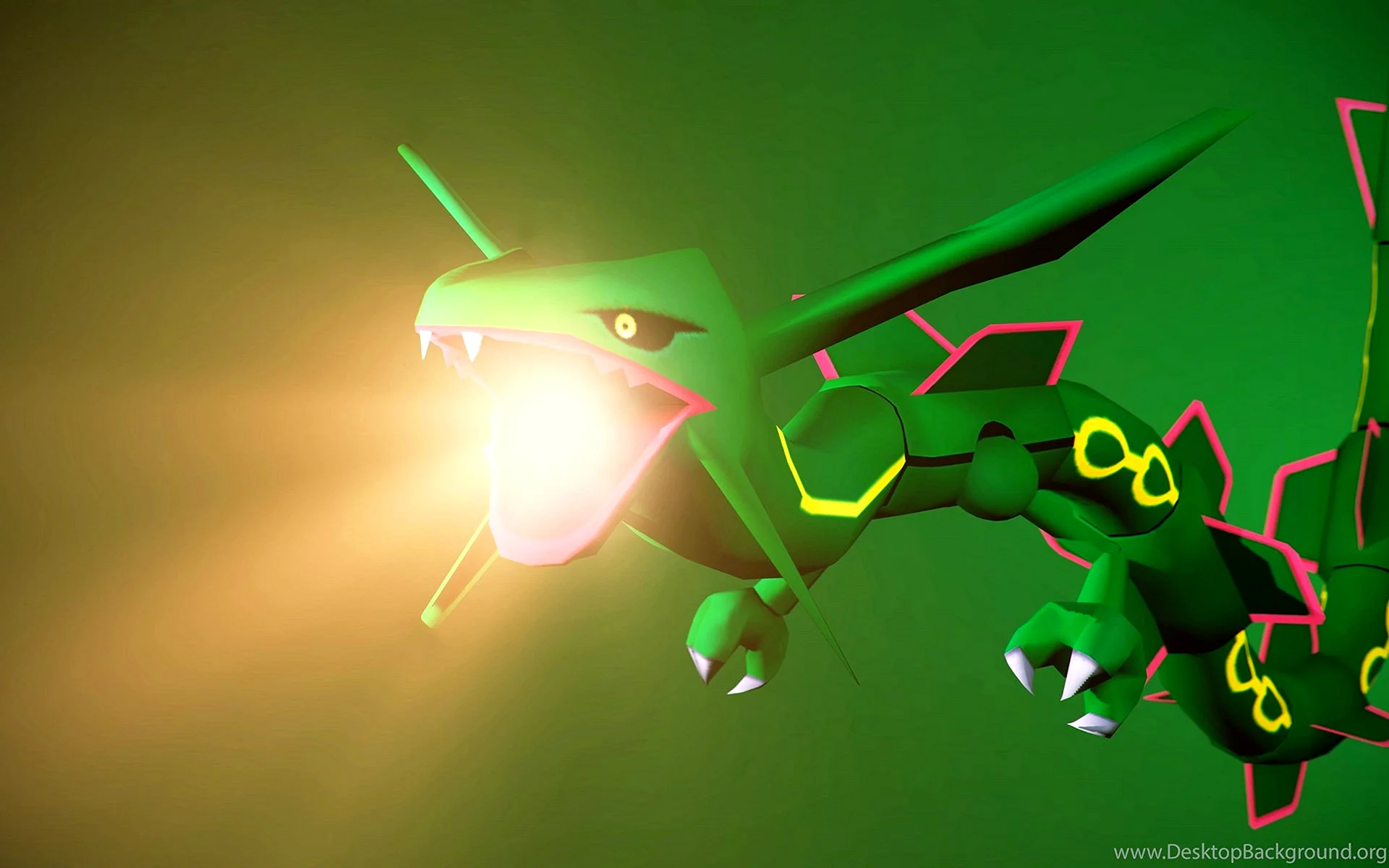 Rayquaza Hyper Beam Wallpaper