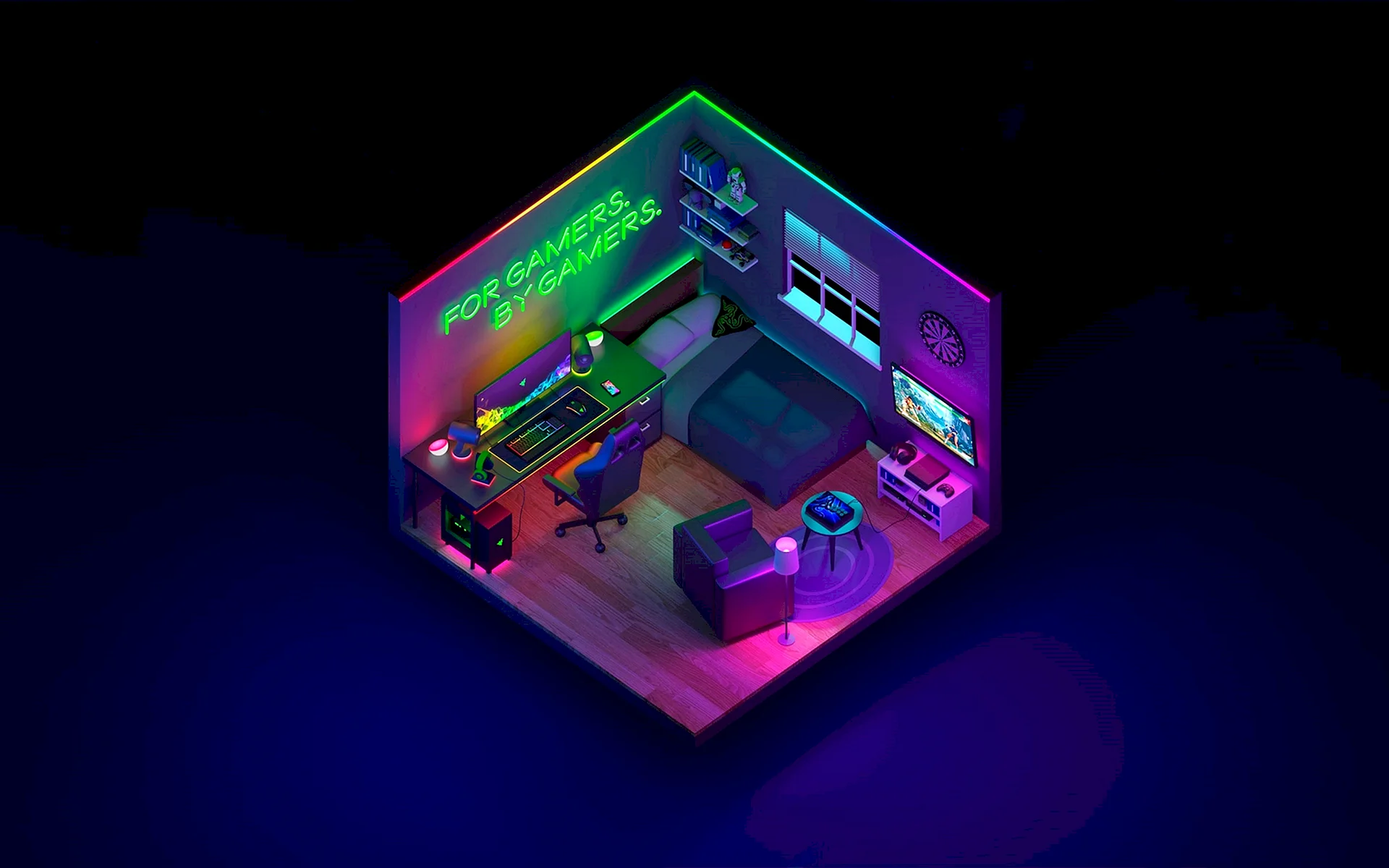 Razer Bedroom Wallpaper