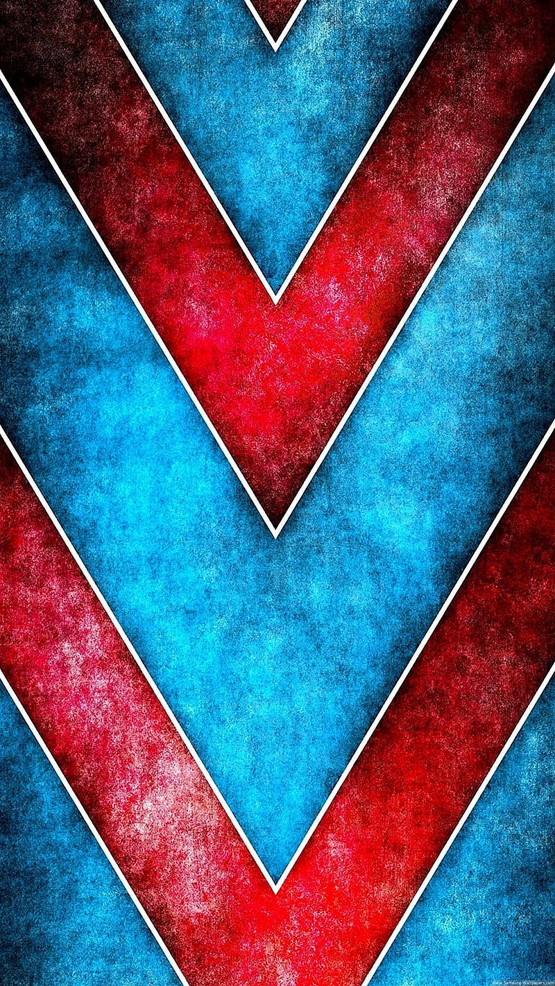 Red Blue Background Wallpaper For iPhone