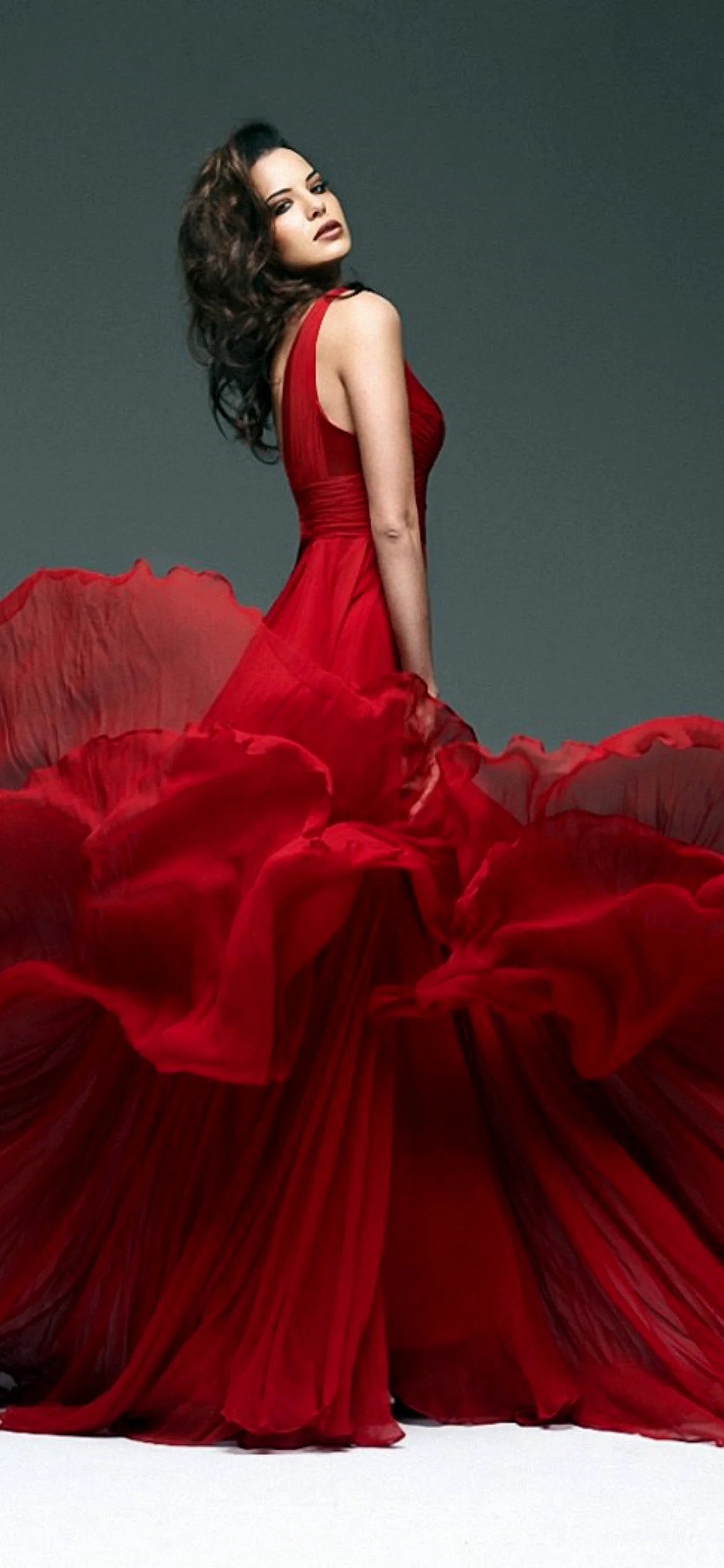 Red Dress Wallpaper for iPhone 14