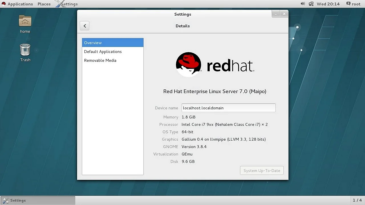 Red Hat Enterprise Linux 7 Wallpaper
