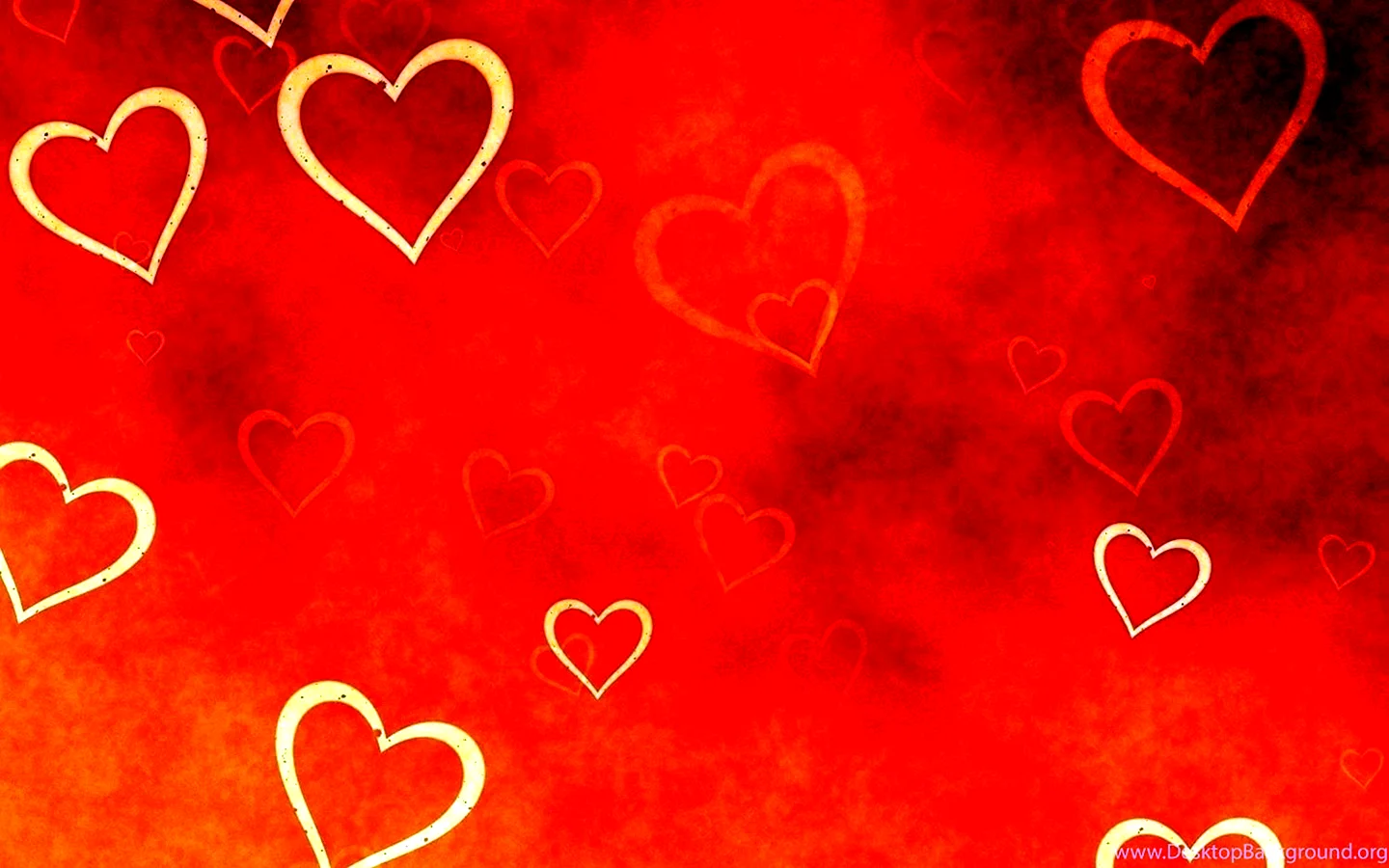 Red Heart Background Wallpaper