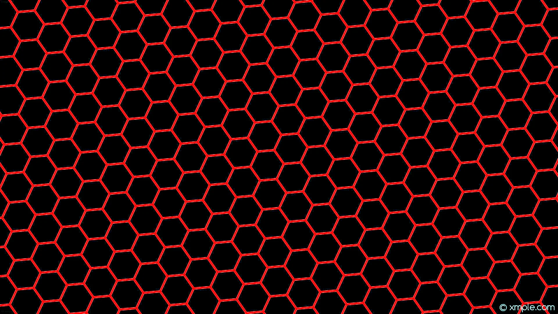 Red Hexagon Wallpaper