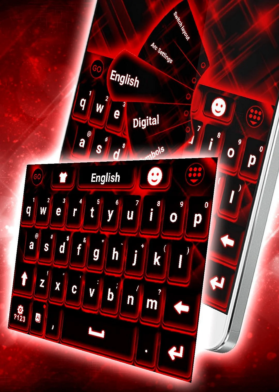 Red Keyboard Wallpaper