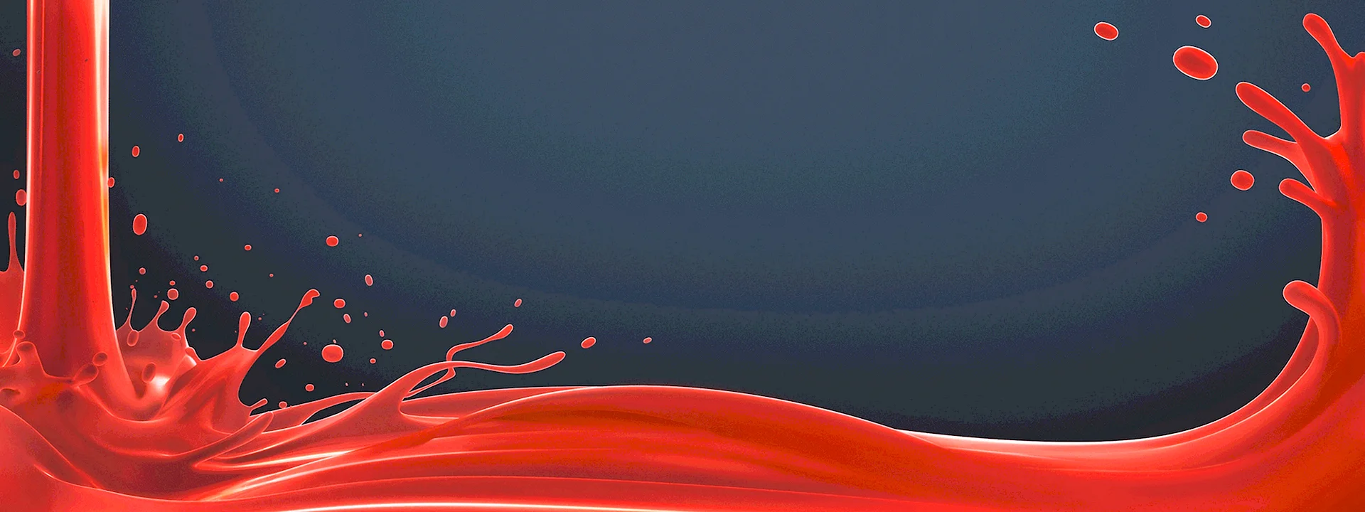 Red Liquid Drops Wallpaper