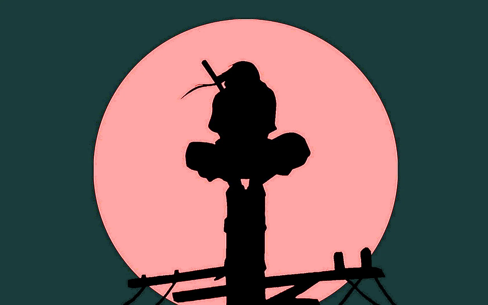 Red Moon Itachi Wallpaper