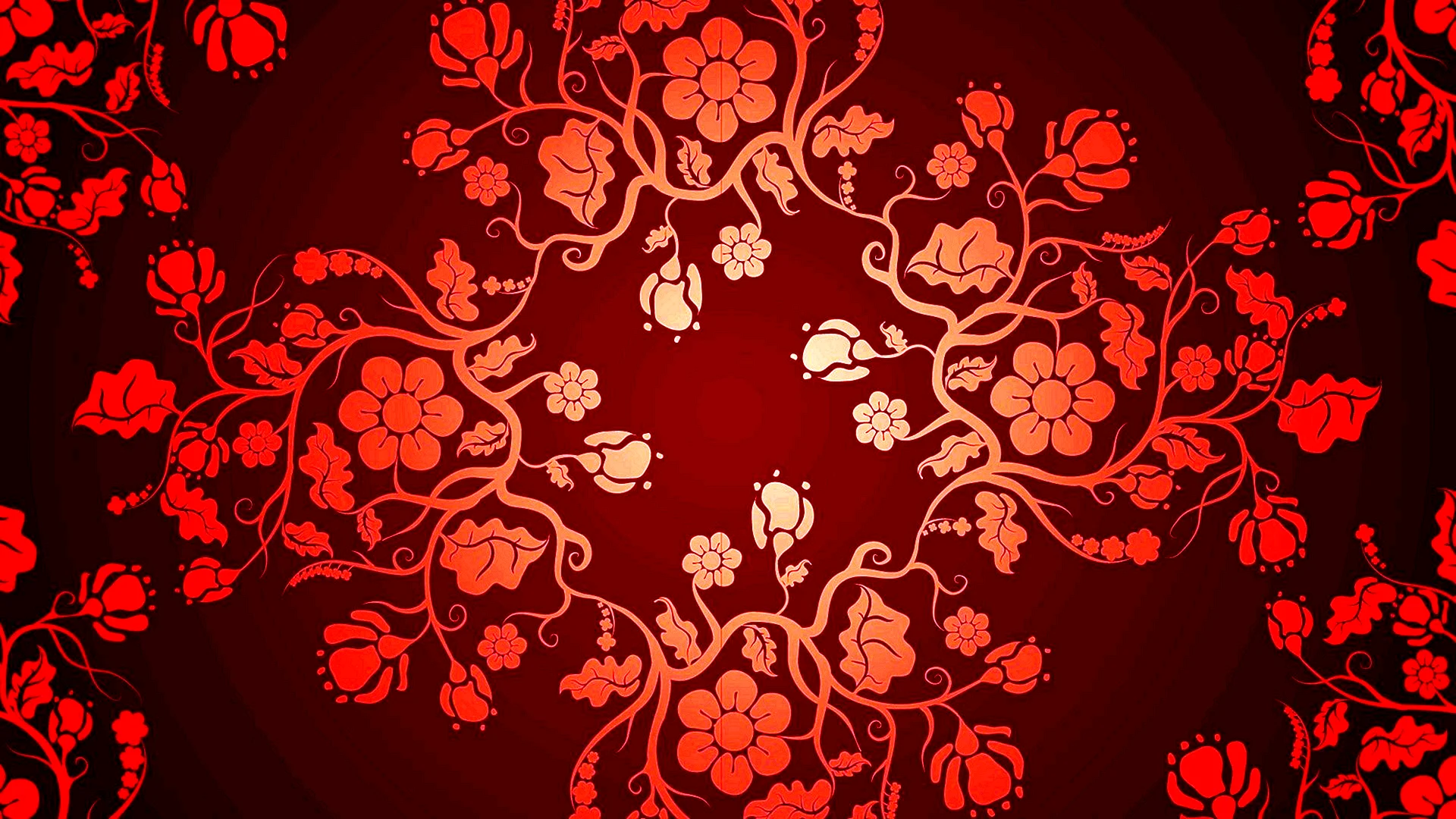 Red Pattern Wallpaper