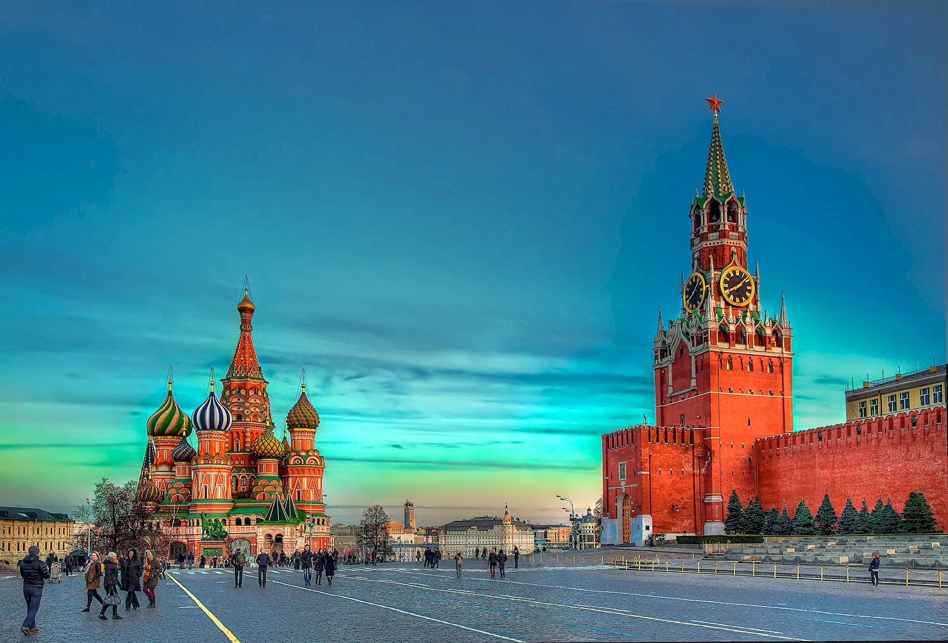 Red Square Wallpaper