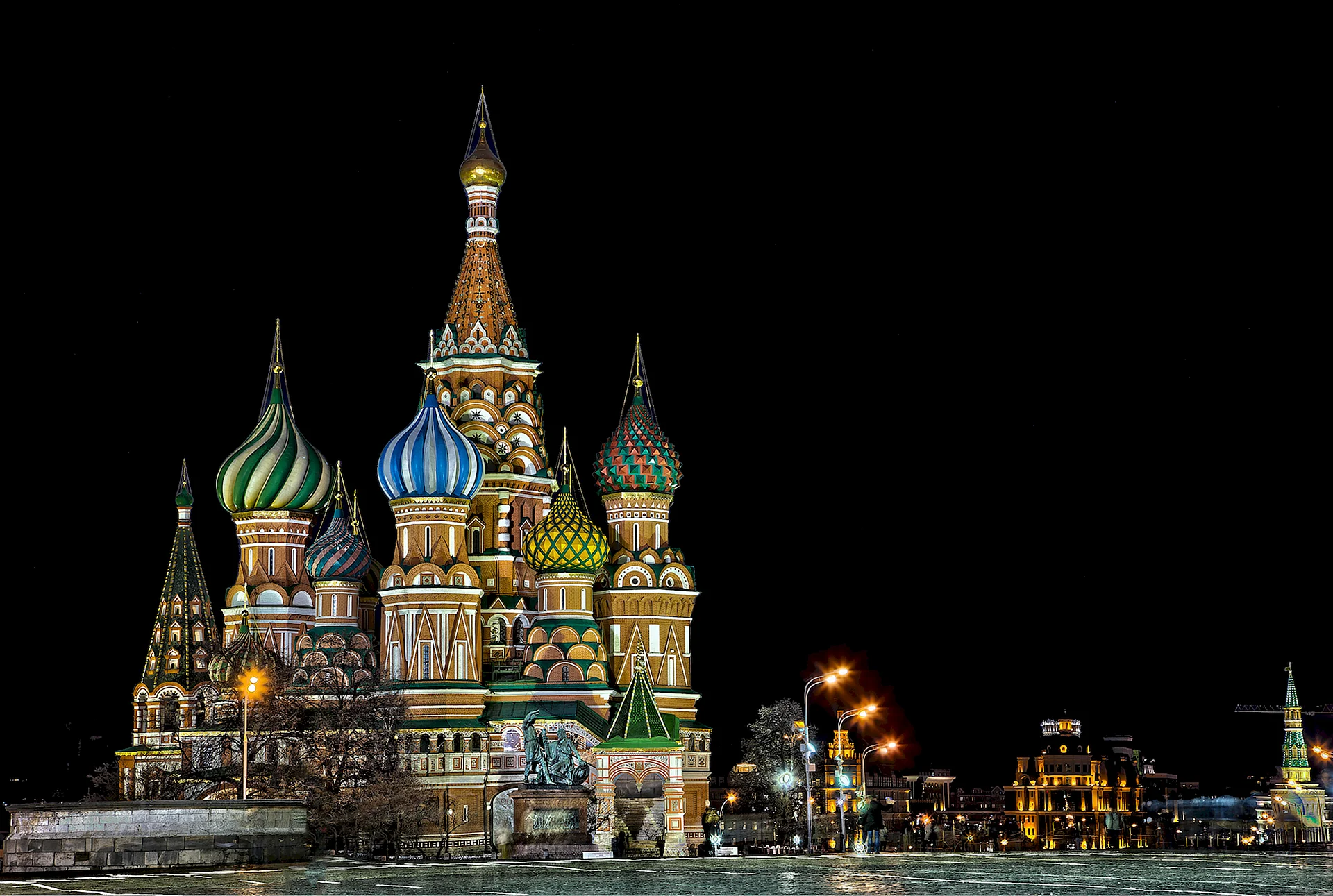 Red Square Moscow Basil Cathedral Wallpaper