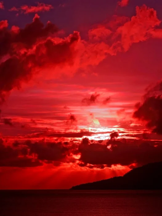 Red Sunset Wallpaper