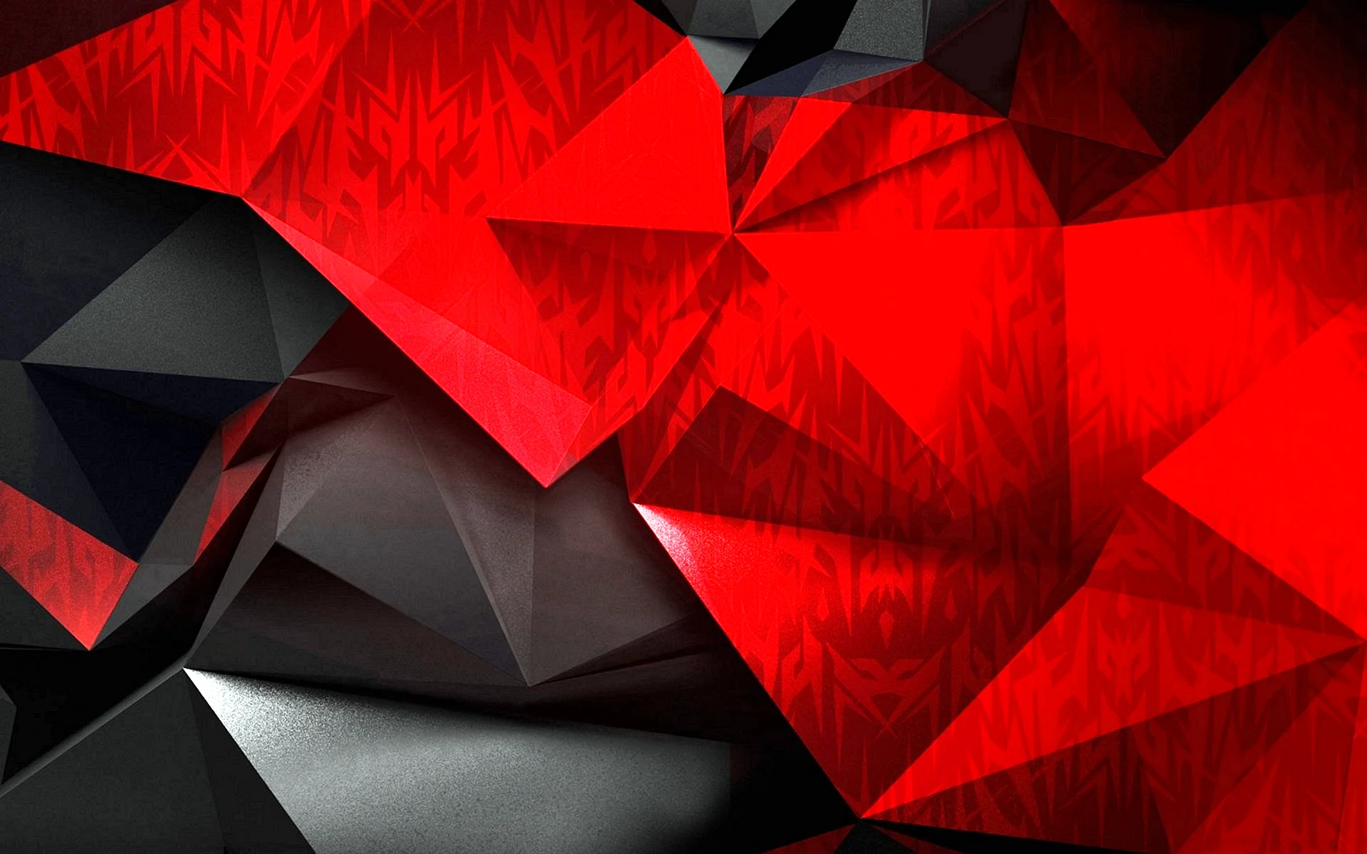 Red Black Abstract Wallpaper