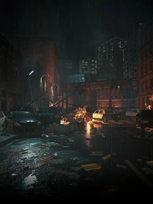 Resident Evil 3 Remake Raccoon City Wallpaper