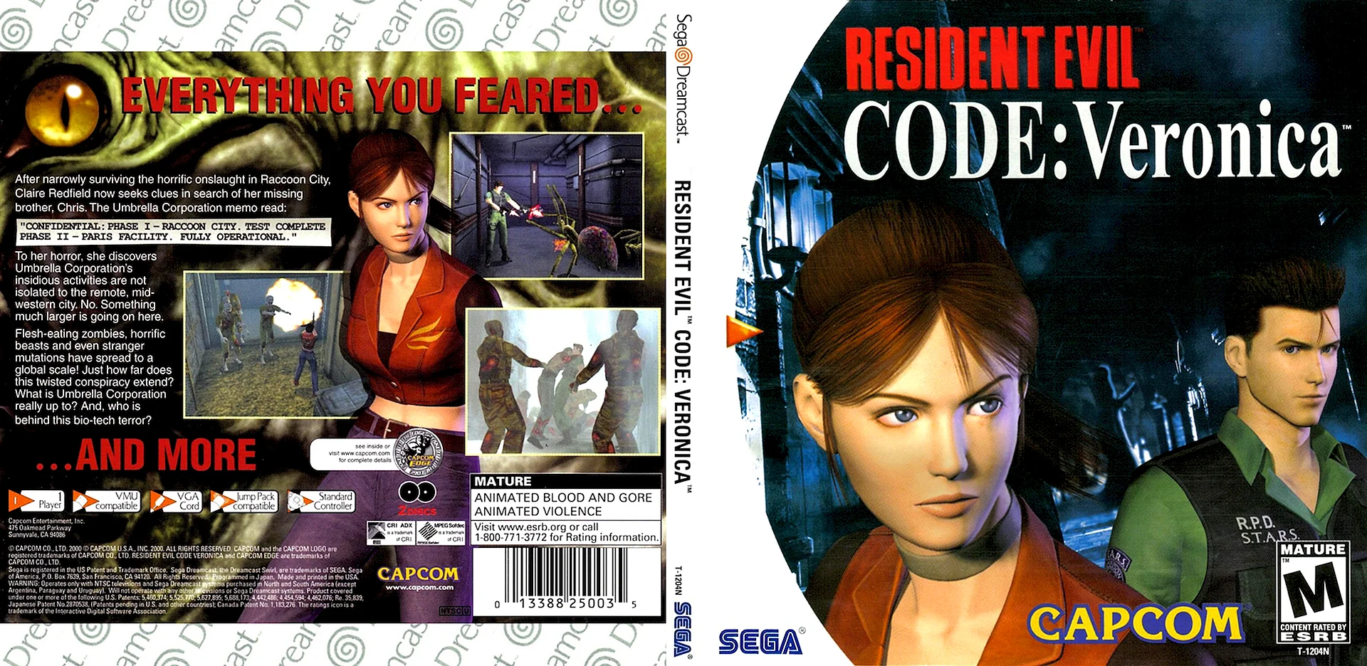 Resident Evil Code Veronica Dreamcast Wallpaper