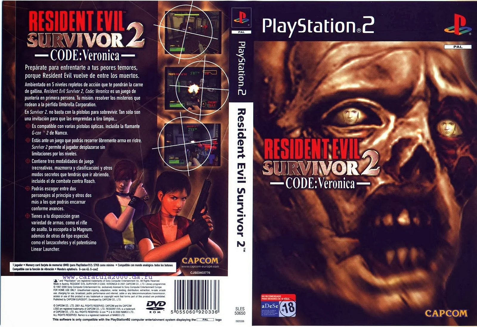 Resident Evil - Survivor 2 Code Veronica Ps2 Wallpaper
