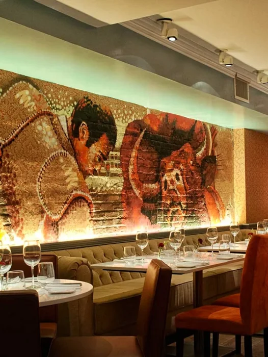 Restaurant Murals Wallpaper