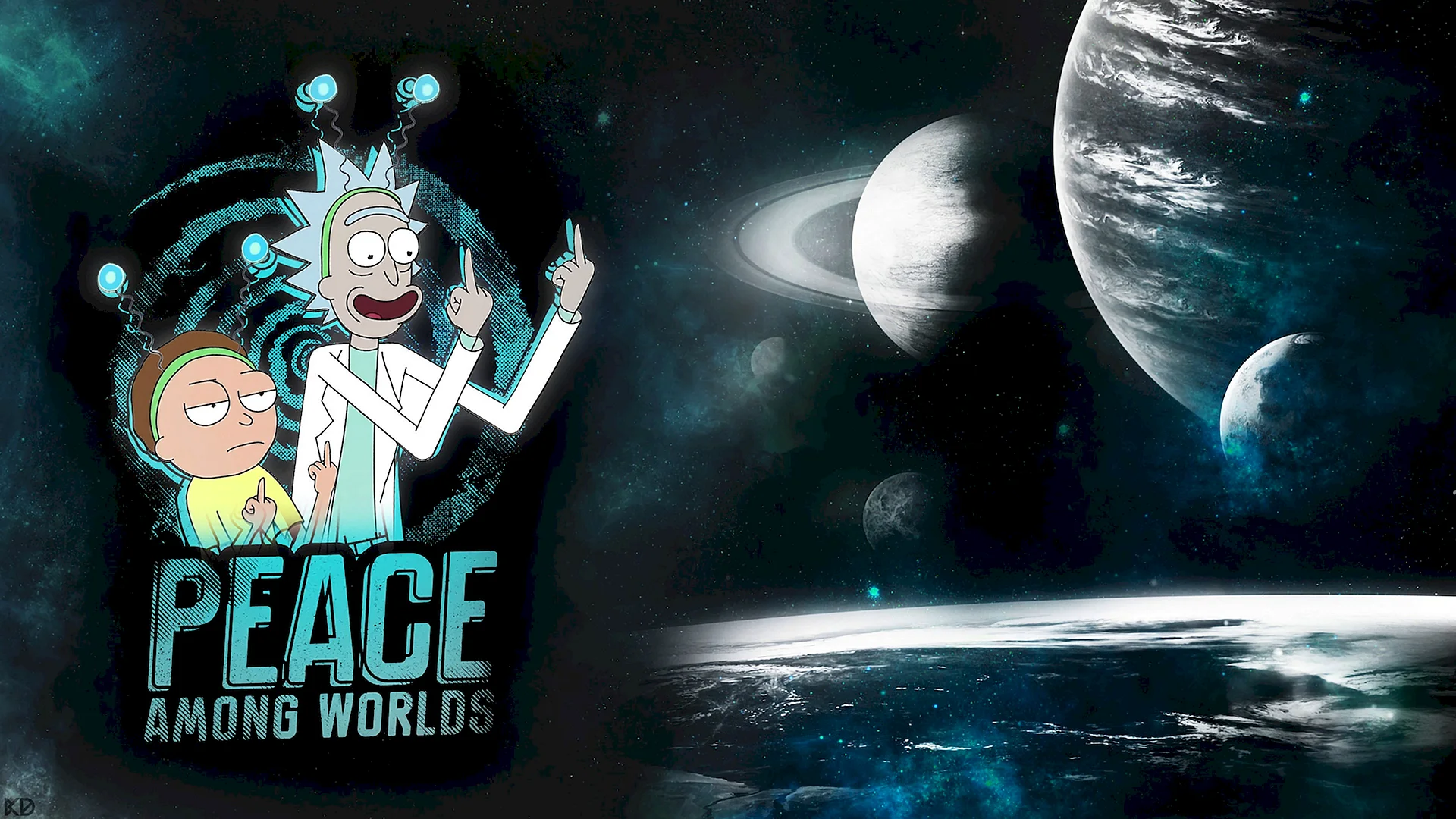 Rick And Morty Middle Finger Wallpapers - WallpapersHigh