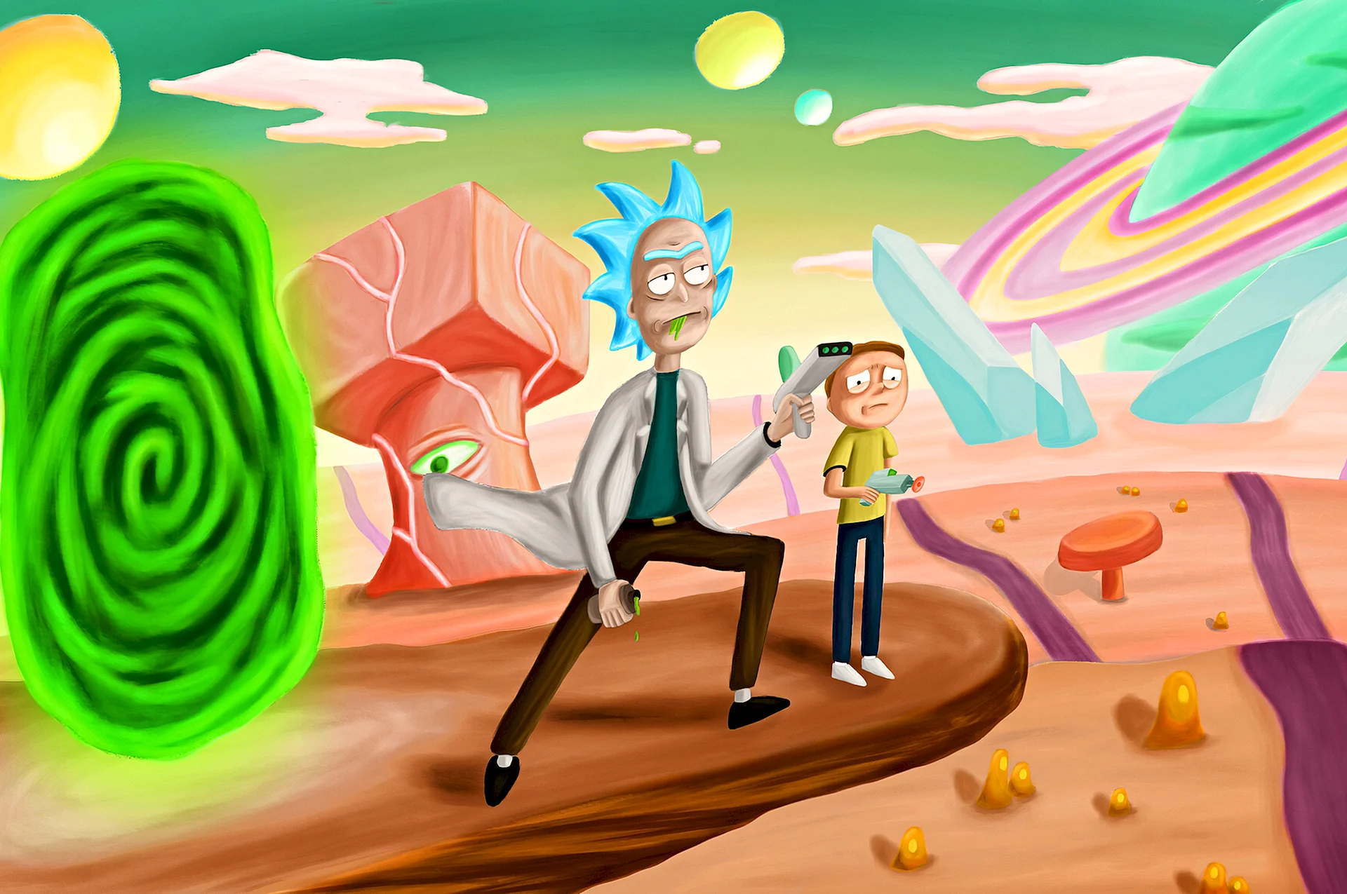 Rick And Morty 4k Wallpaper