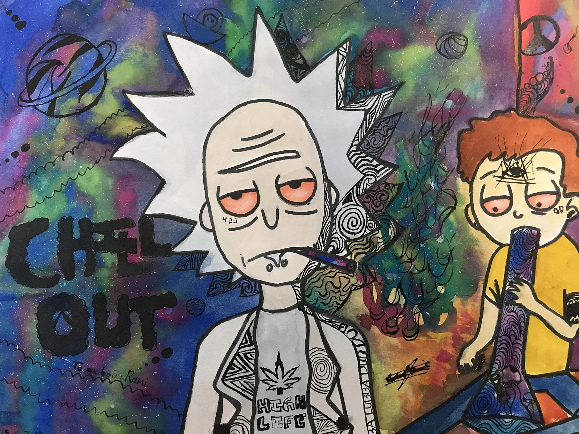 Rick And Morty Lsd Wallpaper