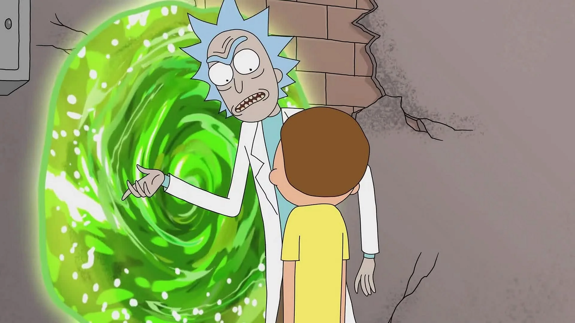 Rick And Morty Portal Wallpaper