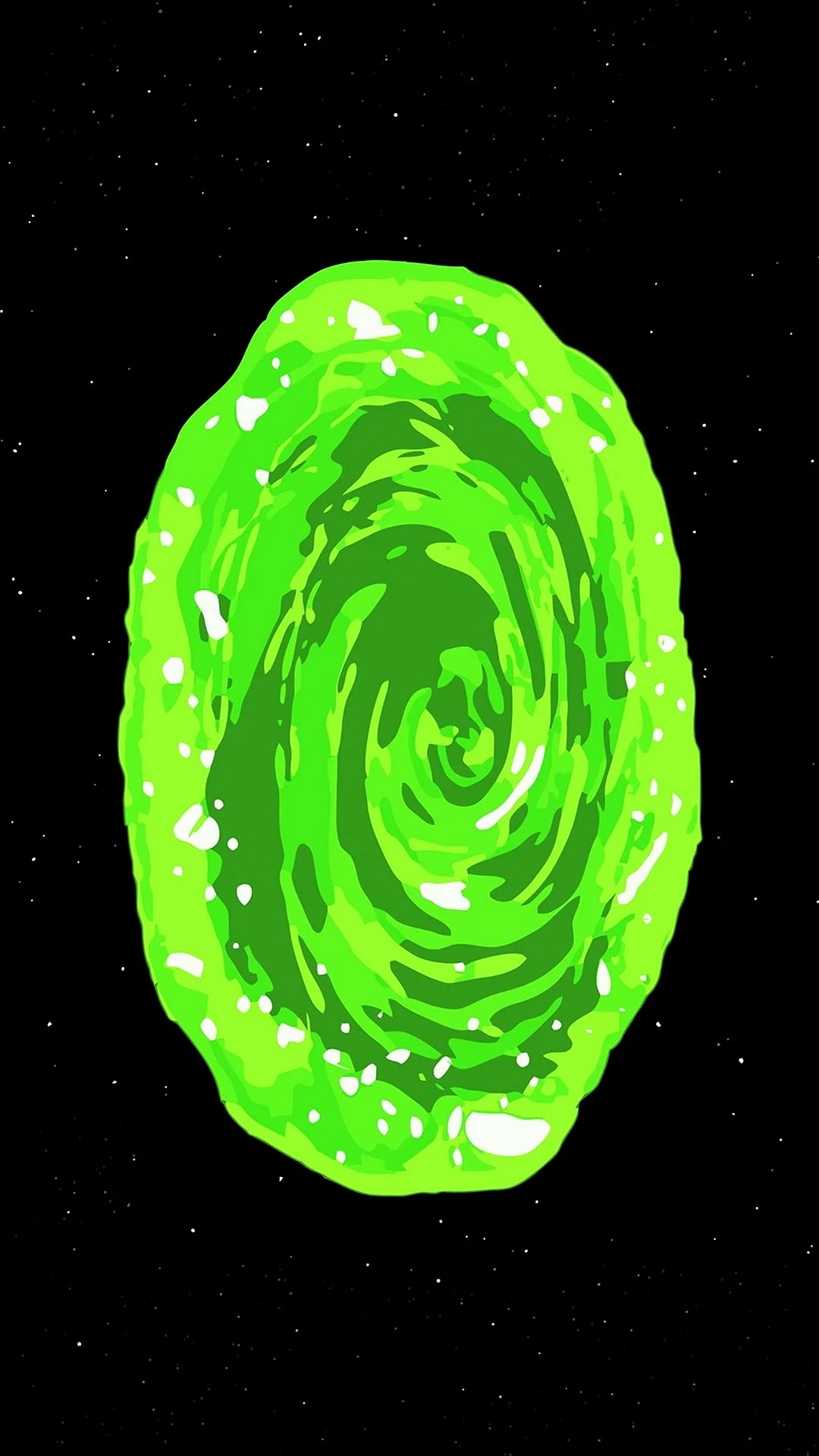 Rick And Morty Portal Wallpaper For iPhone